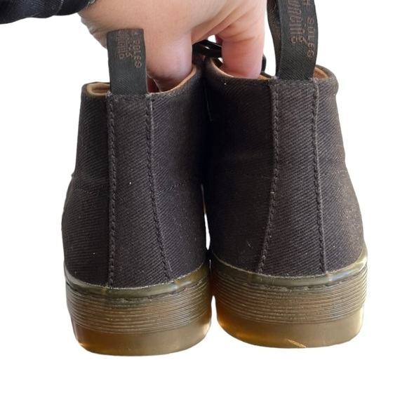 Dr. Martens - Black Daytona Round Toe Lace Up Ankle Desert Boots Sz 8 - Picture 6 of 11